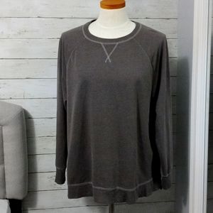 🟢MTA Sport Dark Gray Long Sleeve Shirt 1X